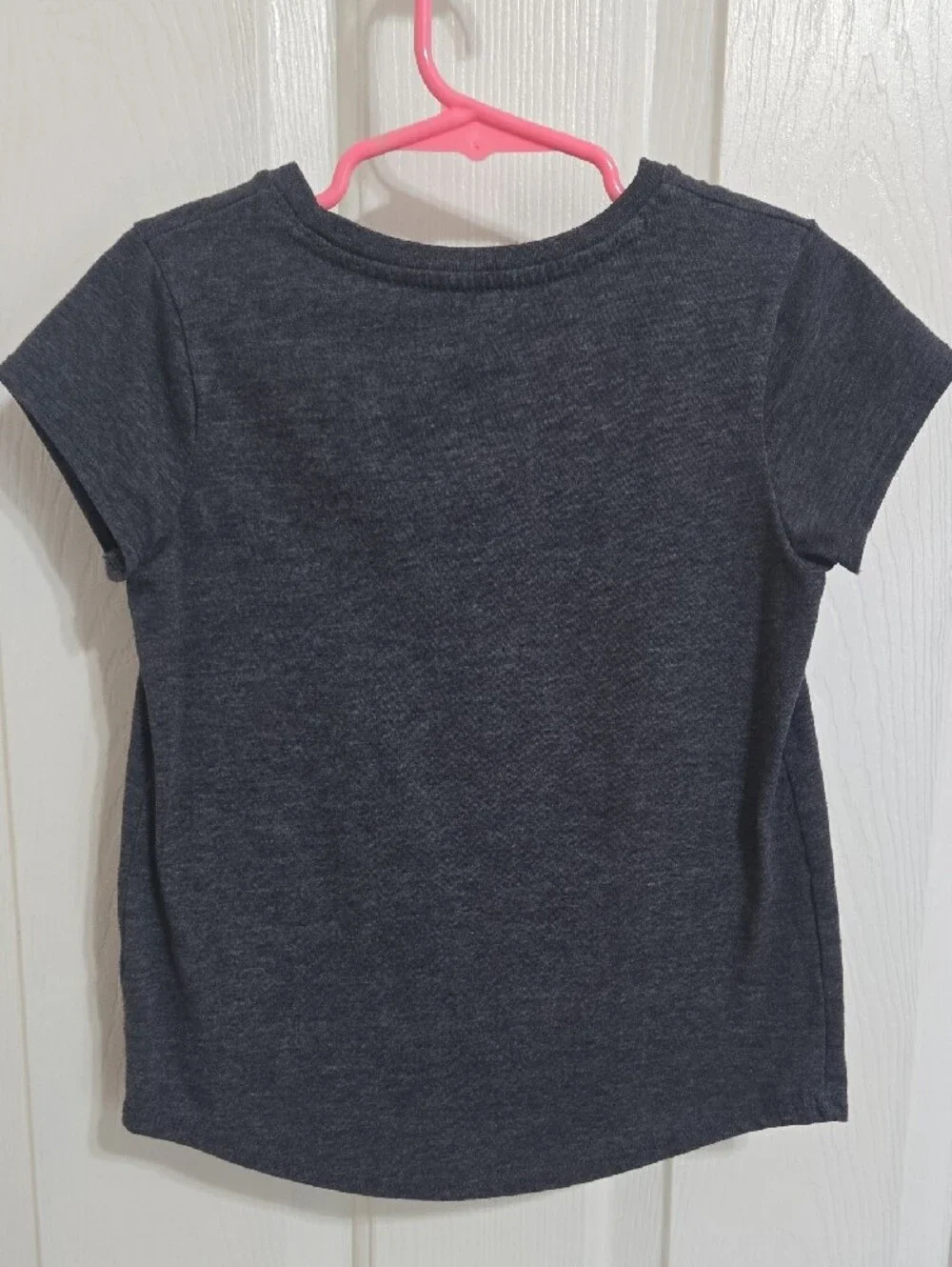 jumping beans Dark Gray Tee with Pink Skye & Multicolor Flowers